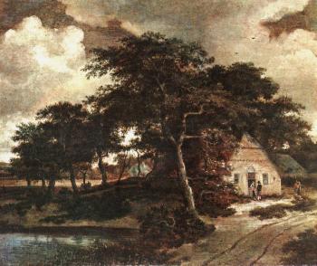 梅因德爾特 霍貝瑪 Landscape with a Hut 梅因德爾特 霍貝瑪 Landscape with a Hut